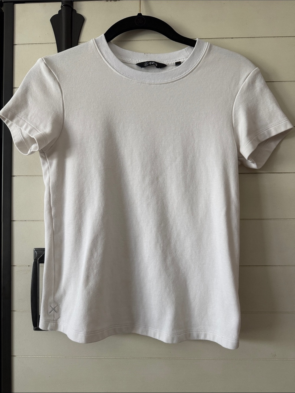 Cuts Classic White Crewneck Tee